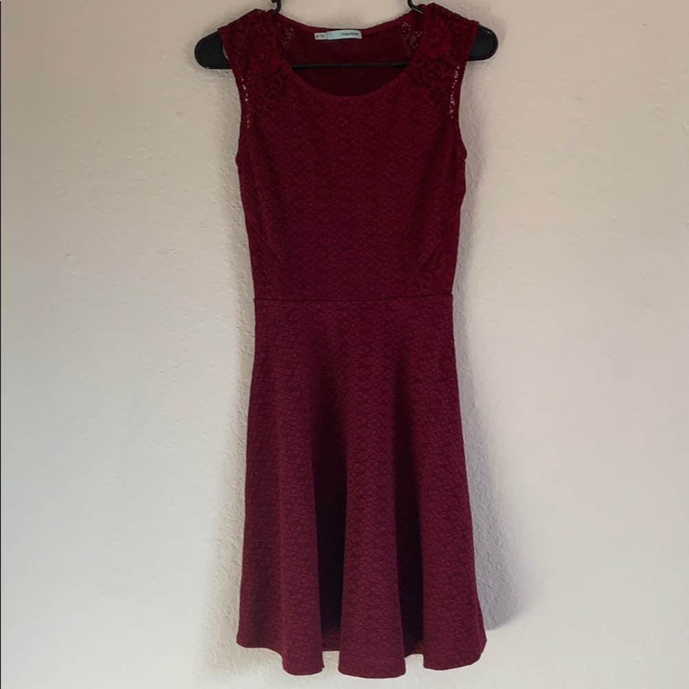 Maroon dress